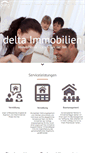 Mobile Screenshot of delta-immobilien.at